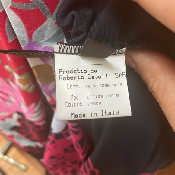 Roberto Cavalli dress w/ rhinestones NWOT Sz 40 w/ hologram seal of authenticity - Picture 5 of 13